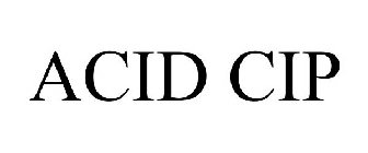 ACID CIP