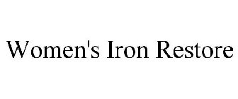 WOMEN'S IRON RESTORE