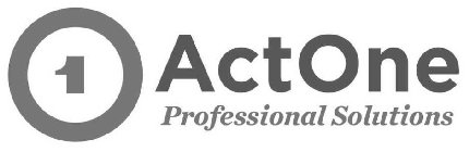 1 ACTONE PROFESSIONAL SOLUTIONS