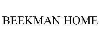 BEEKMAN HOME