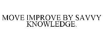 MOVE IMPROVE BY SAVVY KNOWLEDGE