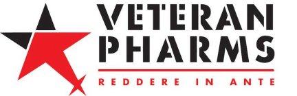 RX VETERAN PHARMS REDDERE IN ANTE