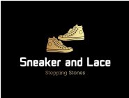 SNEAKER AND LACE STEPPING STONES