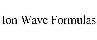 ION WAVE FORMULAS