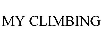 MY CLIMBING