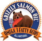 GRIZZLY SALMON OIL OMEGA 3 FATTY ACIDS ALL-NATURAL