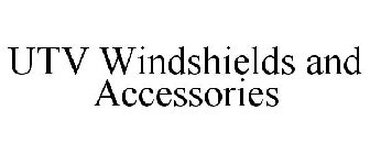 UTV WINDSHIELDS AND ACCESSORIES
