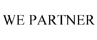 WE PARTNER