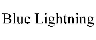 BLUE LIGHTNING