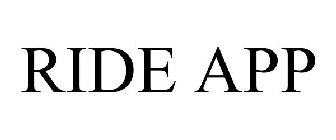 RIDE APP