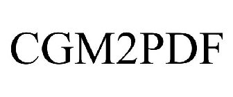 CGM2PDF