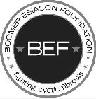 BEF BOOMER ESIASON FOUNDATION FIGHTING CYSTIC FIBROSIS
