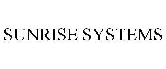 SUNRISE SYSTEMS