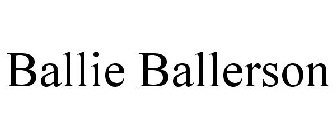 BALLIE BALLERSON