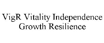 VIGR VITALITY INDEPENDENCE GROWTH RESILIENCE