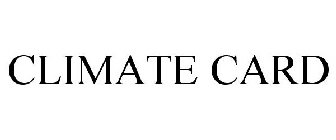 CLIMATE CARD