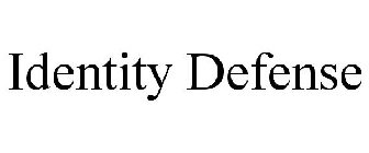 IDENTITY DEFENSE