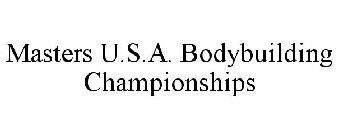 MASTERS U.S.A. BODYBUILDING CHAMPIONSHIPS