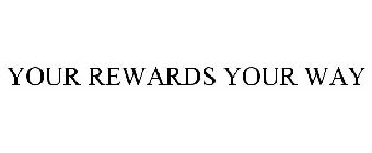 YOUR REWARDS YOUR WAY