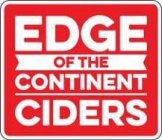 EDGE OF THE CONTINENT CIDERS