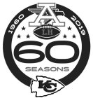 1960 2019 60 SEASONS KC