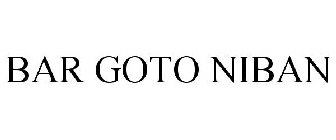 BAR GOTO NIBAN