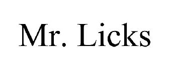 MR. LICKS