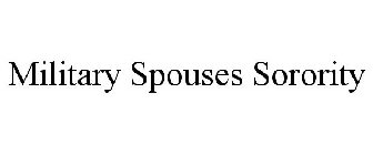 MILITARY SPOUSES SORORITY