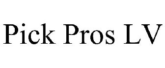 PICK PROS LV