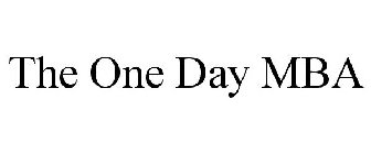 THE ONE DAY MBA