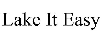 LAKE IT EASY