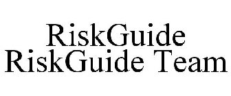 RISKGUIDE RISKGUIDE TEAM