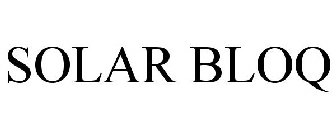 SOLAR BLOQ