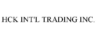 HCK INT'L TRADING INC.