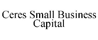 CERES SMALL BUSINESS CAPITAL