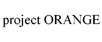 PROJECT ORANGE