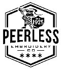 SINCE 1925 PEERLESS EMBROIDERY CO