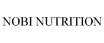 NOBI NUTRITION