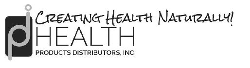 PDI HEALTH PRODUCTS DISTRIBUTORS, INC. CREATING HEALTH NATURALLY!