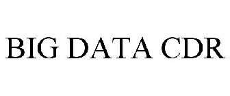 BIG DATA CDR