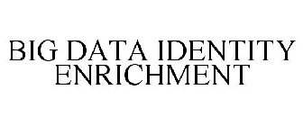 BIG DATA IDENTITY ENRICHMENT