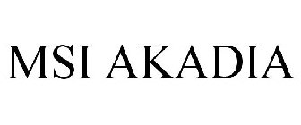 MSI AKADIA