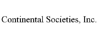 CONTINENTAL SOCIETIES, INC.