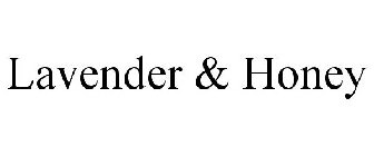 LAVENDER & HONEY