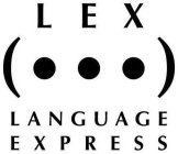 LEX (...) LANGUAGE EXPRESS