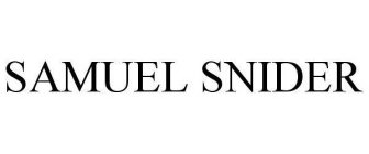 SAMUEL SNIDER