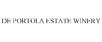 DE PORTOLA ESTATE WINERY