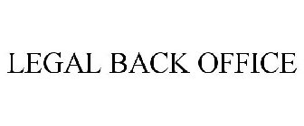 LEGAL BACK OFFICE