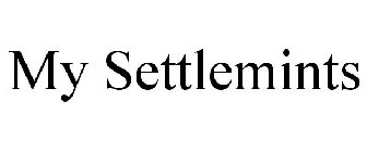 MY SETTLEMINTS