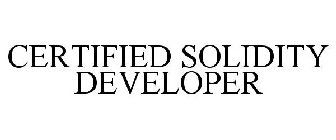 CERTIFIED SOLIDITY DEVELOPER